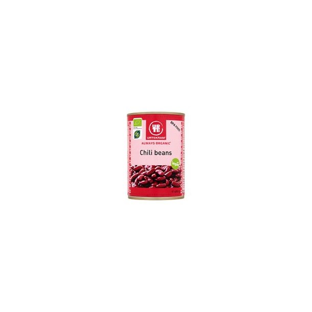 Urtekram Chili beans dse - kologisk - 400 g