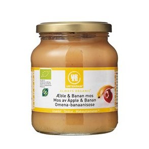 Urtekram Frugtmos med Æble og Banan - Økologisk - 360 g