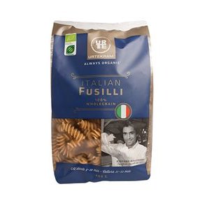 Urtekram Fusilli fuldkorn skruer - kologisk - 400g