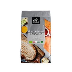 Urtekram Grahams speltmel, kologisk - 1 kg.