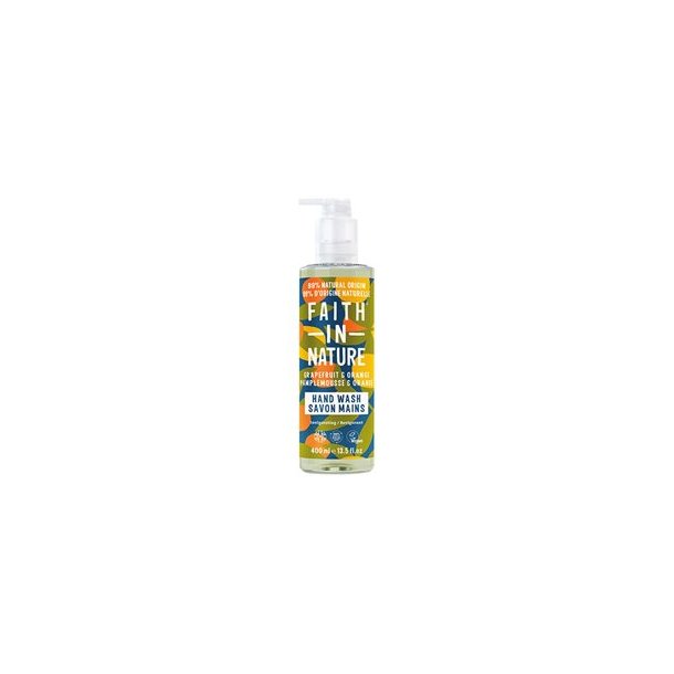 Faith in Nature Grape &amp; orange Flydende hndsbe - 400 ml.