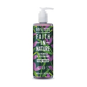 Faith in Nature Lavendel Flydende hndsbe - 400 ml.