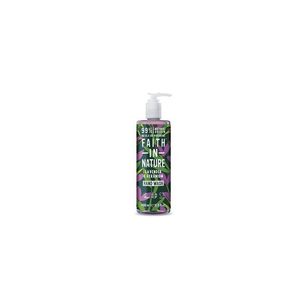 Faith in Nature Lavendel Flydende hndsbe - 400 ml.