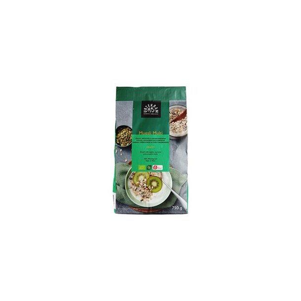 Urtekram Havremysli Multi kologisk - 750 g.