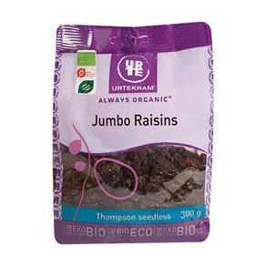Urtekram Jumbo Rosiner kologiske - 300 g.