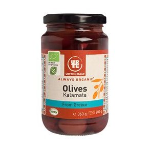 Urtekram Oliven Kalamata Økologisk - 360 g.