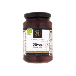 Urtekram Oliven Kalamata uden sten Økologisk - 340 g.