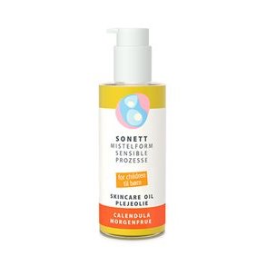 Sonett Plejeolie til brn med Morgenfrue, kologisk - 145 ml.