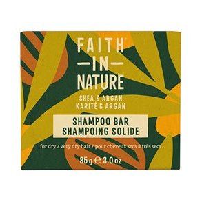 Faith in Nature Shea & Argan Shampoo bar - 85 g.