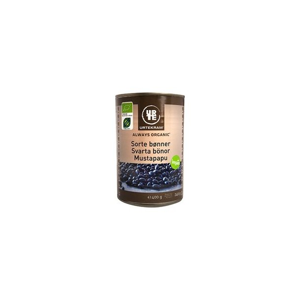 Urtekram sorte bnner i dse - kologisk - 400 g