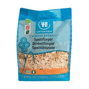 Urtekram Speltflager, kologiske - 400 g