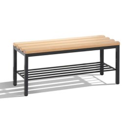 C+P Bnk med skohylde - 42 x 100 x 35,3 cm.