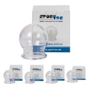 Sport-tec Cupping glas u. bold til professionelt brug - fs i flere strrelser