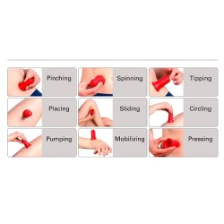 BellaBambi Mini Trio Cupping-Massage To Go - St med 3 intensiteter (gul, orange og rd)