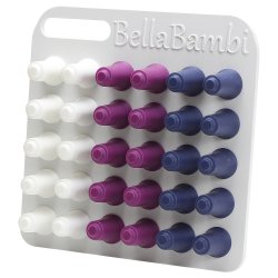 BellaBambi Mini Professionelt Cuppingst (10 hvide, 10 blomme og 10 bl) 