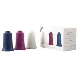 BellaBambi Mini Trio Massage to go - St med 3 intensiteter (hvid, blomme og bl)