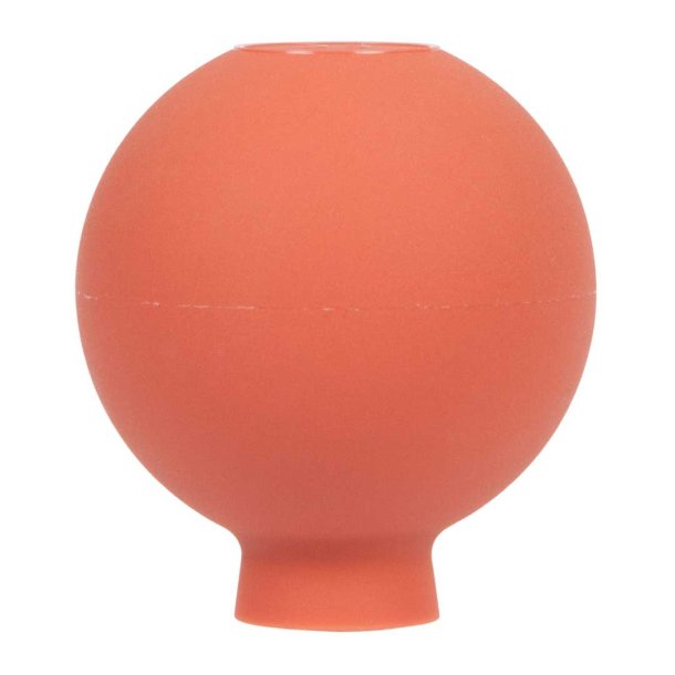 Gummibold m. flad top til cupping glas -  15 - 25 mm.