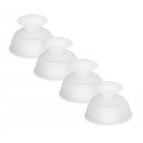 Hydream Cupping-st i silikone m. trykknap 4 stk. -  6,5 cm