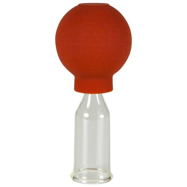 Lauschaer Glas Cupping glas m. bold til professionelt brug - 20 mm.