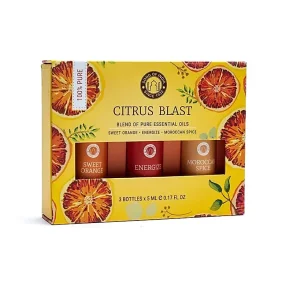 Song of India �terisk olie s�t, citrus - 3 x 5 ml.