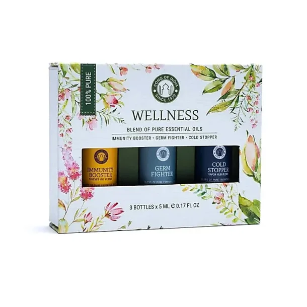 Song of India �terisk olie s�t, Wellness - 3 x 5 ml.