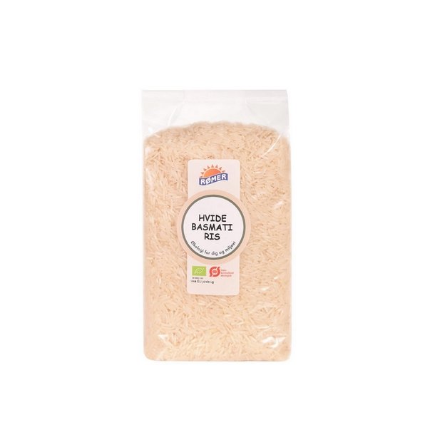 R�mer Hvide basmati ris, �kologisk - 1 kg.