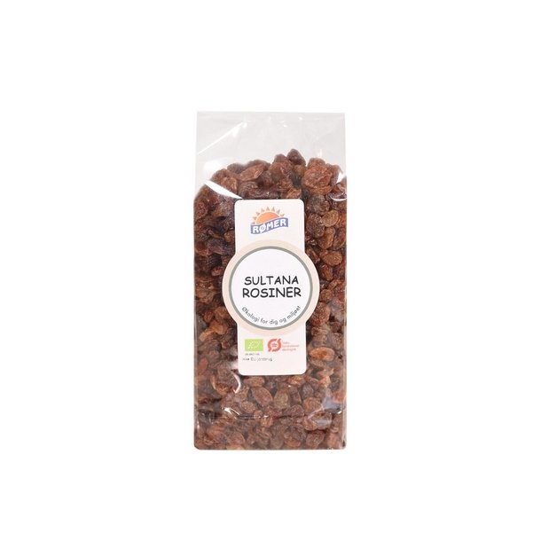 R�mer Rosiner lyse Sultana, �kologiske - 500 g.