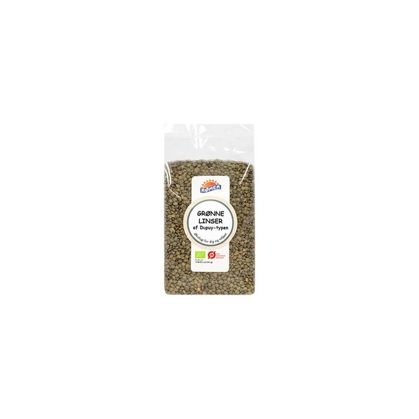 R�mer Gr�nne linser af Dupuy typen, �kologisk - 500 g.