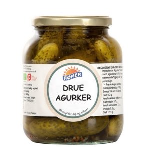 R�mer Agurker sur/s�d, �kologisk - 680 g.