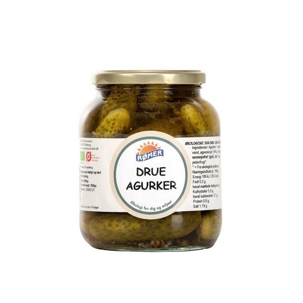 R�mer Agurker sur/s�d, �kologisk - 680 g.