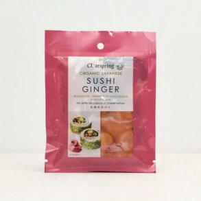 Clearspring Sushi ginger u. tilsat sukker � - 50 g.