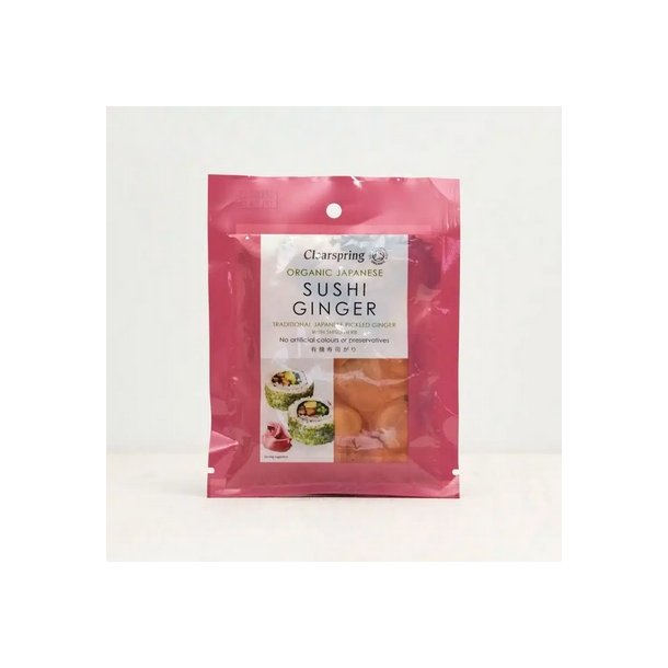 Clearspring Sushi ginger u. tilsat sukker � - 50 g.