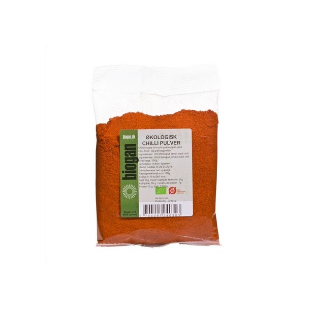 Biogan Chili pulver  - 100 g.
