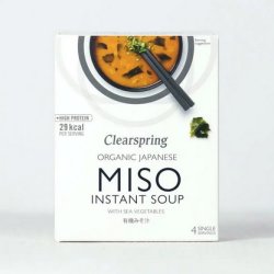 Clearspring MISO instant soup med tang �kologisk - 4 breve