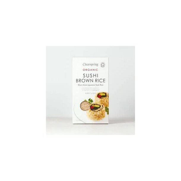 Clearspring Brune Sushi ris - 500 g. �kologisk