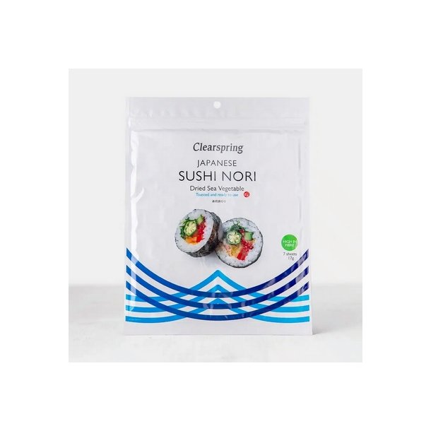 Clearspring Nori sushi plader ristet - 17 g.