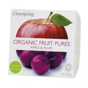 Clearspring Frugtpur� bl�b�r, �ble � - 200 g.
