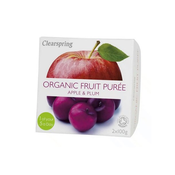 Clearspring Frugtpur� blomme, �ble � - 200 g.