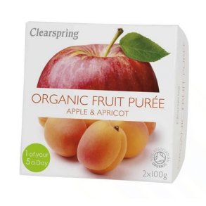 Clearspring Frugtpur� abrikos, �ble � - 200 g.