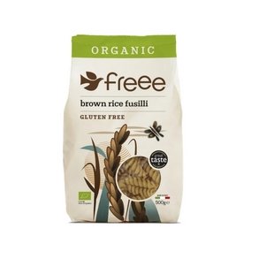 Doves Farm Freee Brun ris fusilli skruer Ø  - 500 g.