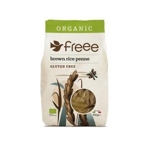Doves Farm Freee Brun ris pasta penne gl.fri Ø  - 500 g.
