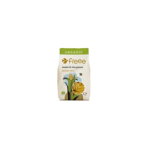 Doves Farm Freee Majs og Ris Penne gl. fri.  - 500 g.