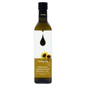 Clearspring Solsikkeolie stege � - 500 ml.