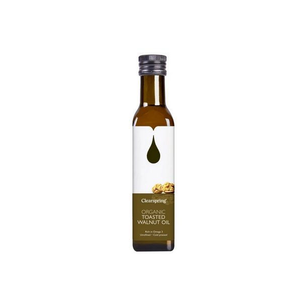Clearspring Ristet Valn�ddeolie � - 250 ml.