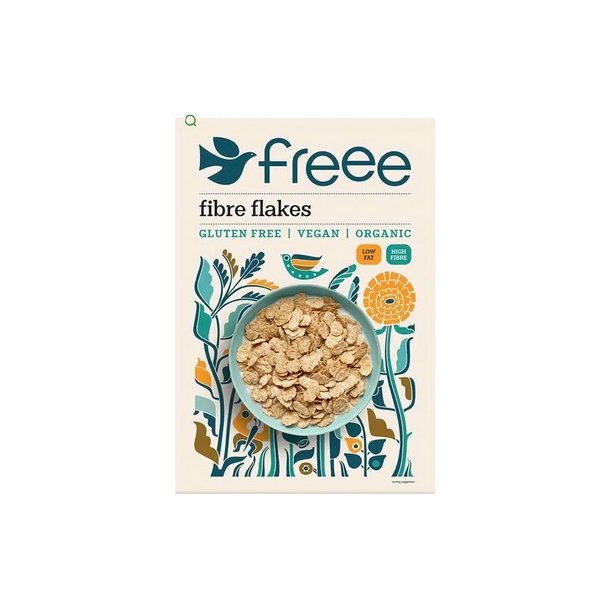 Doves Farm Freee Fibre flakes gl.fri � - 375 g. 