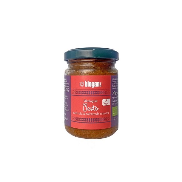Biogan Pesto rd  Vegan - 100g.