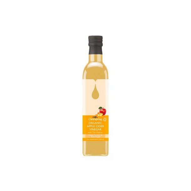 Clearspring blecidereddike  m.ingefr, gurkemeje, peber & eddikemor - 500 ml.