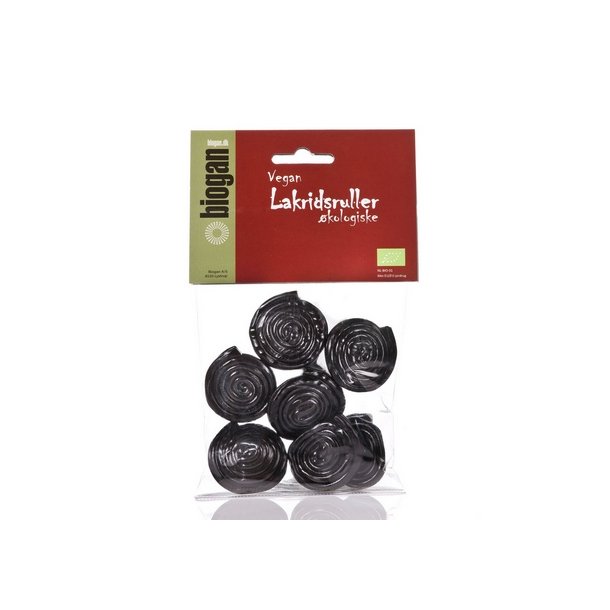 Biogan Lakridsruller  - 75 g.