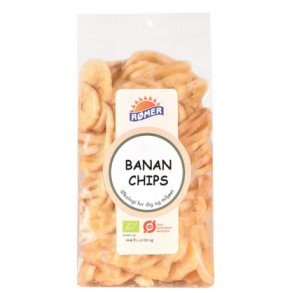 R�mer Bananchips, �kologiske - 200g.