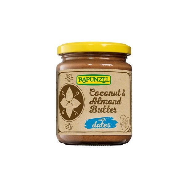 Biogan Rapunzel Kokos/mandel creme m. daddel  - 250 g.